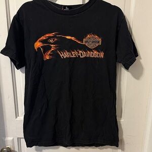 Harley-Davidson Black T-Shirt for Men vintage